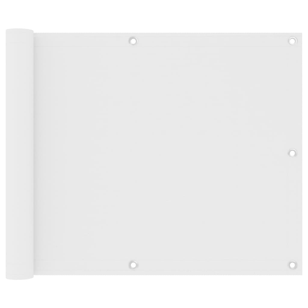 PETROMILA Balkónová zástěna bílá 75 x 300 cm oxfordská látka