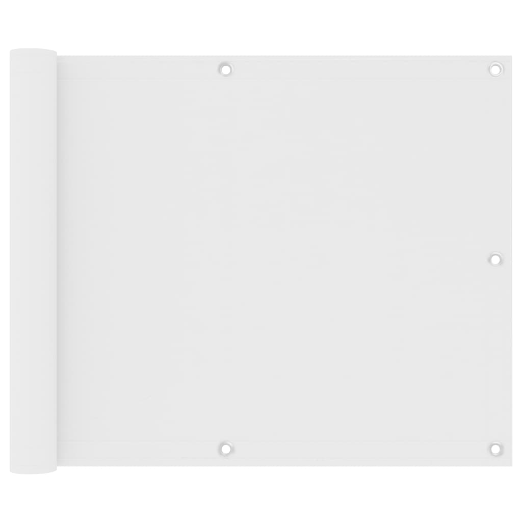 PETROMILA Balkónová zástěna bílá 75 x 400 cm oxfordská látka