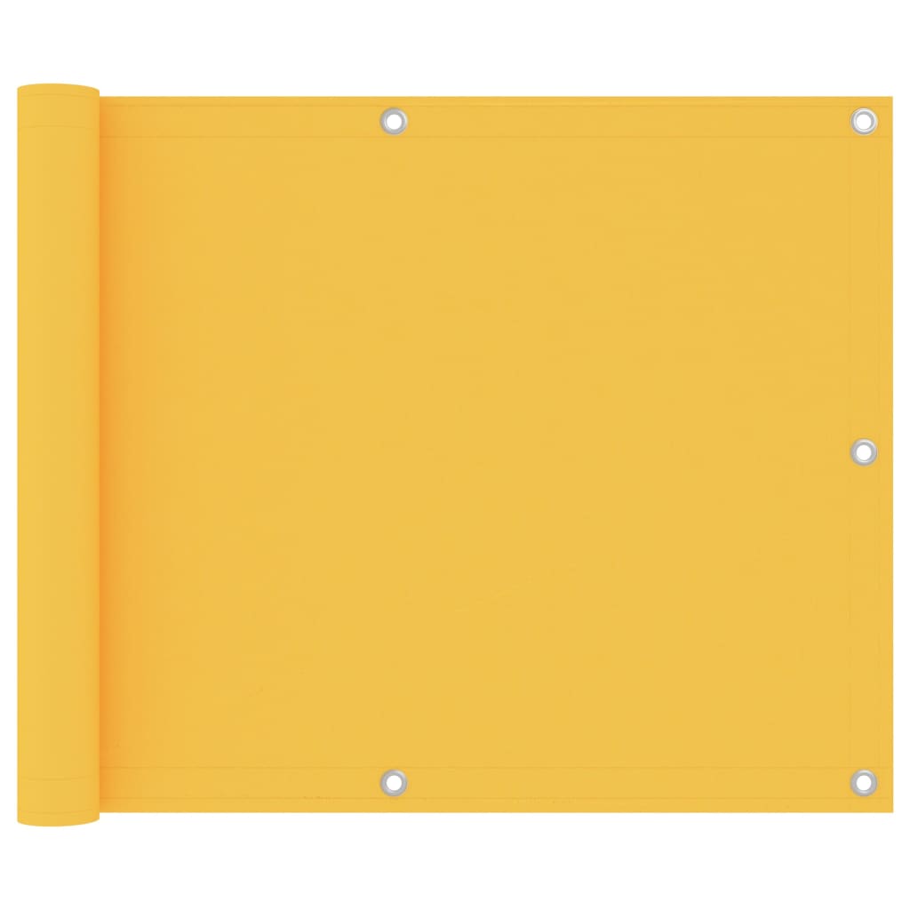 PETROMILA Balkónová zástěna žlutá 75 x 300 cm oxfordská látka