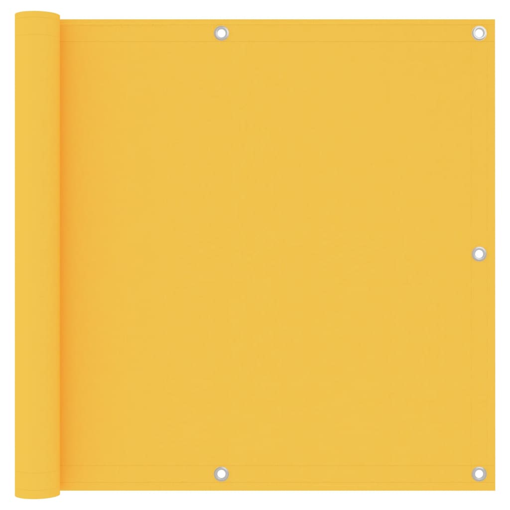 PETROMILA Balkónová zástěna žlutá 90 x 300 cm oxfordská látka