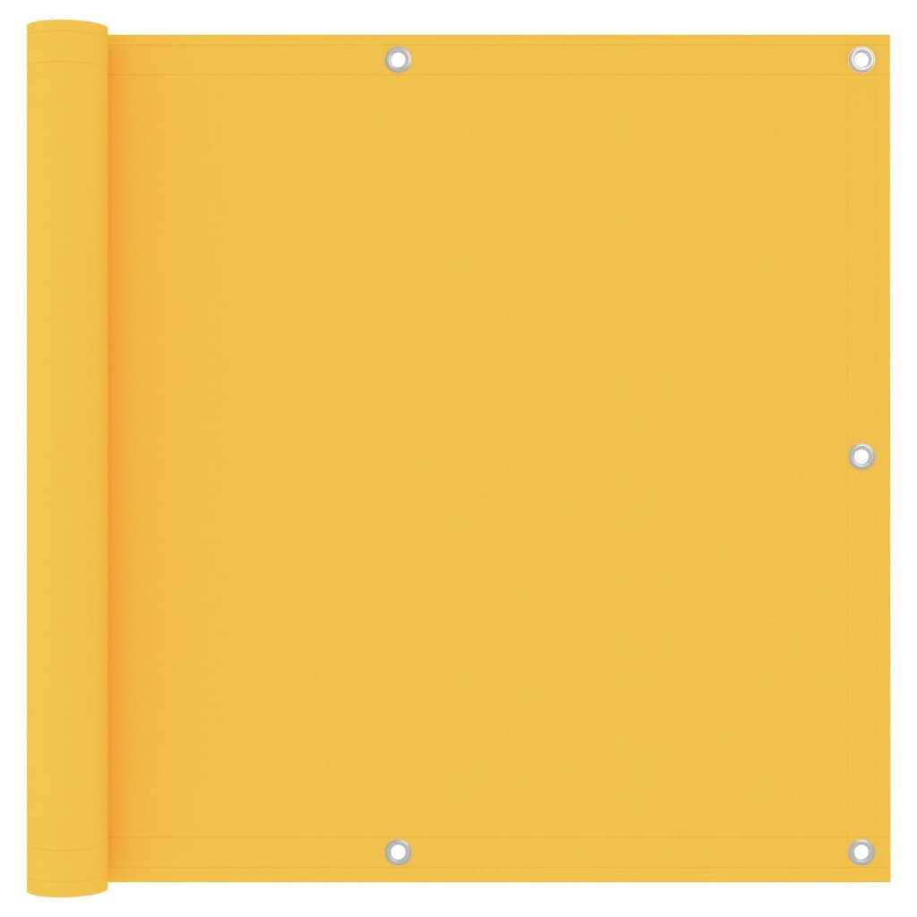 PETROMILA Balkónová zástěna žlutá 90 x 600 cm oxfordská látka