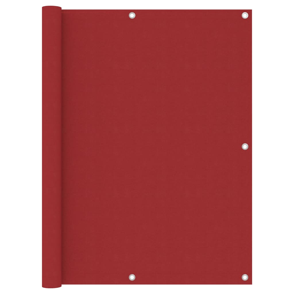 PETROMILA Balkónová zástěna červená 120 x 300 cm oxfordská látka