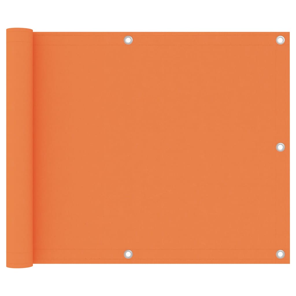 PETROMILA Balkónová zástěna oranžová 75 x 500 cm oxfordská látka
