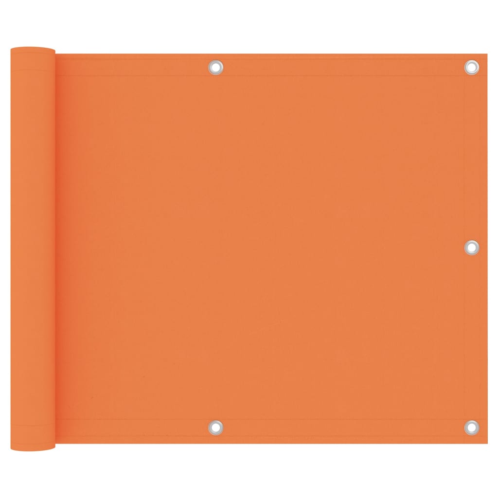 PETROMILA Balkónová zástěna oranžová 75 x 600 cm oxfordská látka