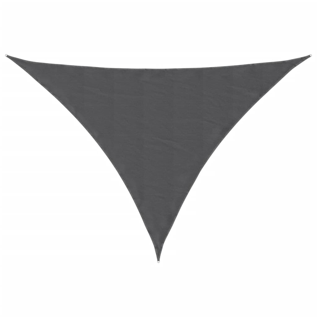 PETROMILA Stínící plachta oxford trojúhelníková 3,5x3,5x4,9 m antracitová