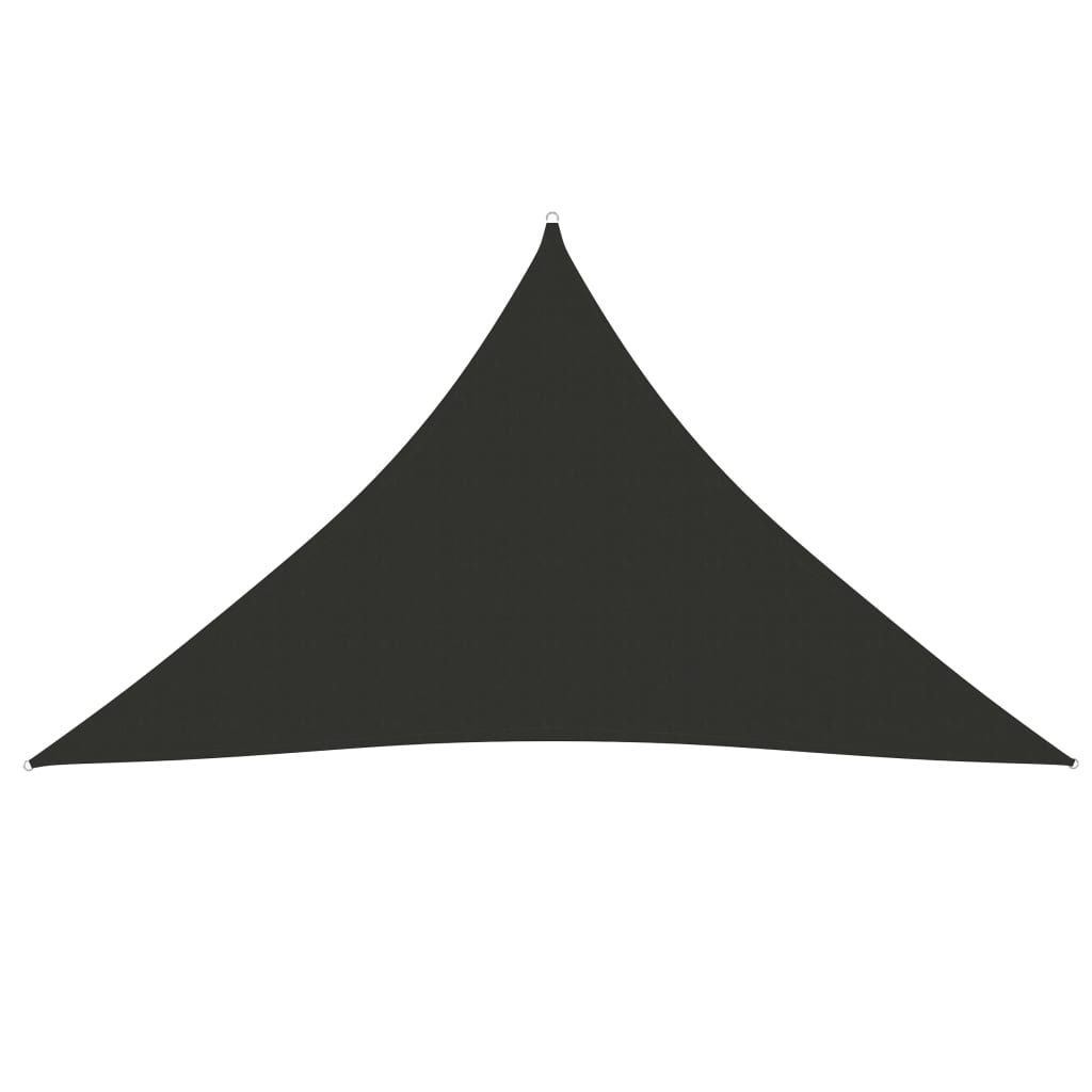 PETROMILA Stínící plachta oxfordská látka trojúhelník 5x5x6 m antracitová