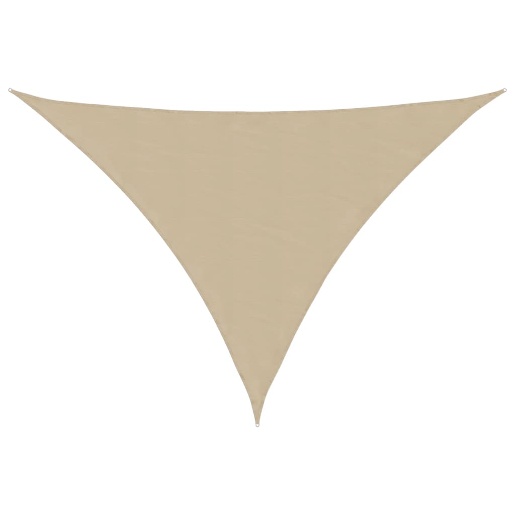 PETROMILA Stínící plachta oxford trojúhelníková 3,5 x 3,5 x 4,9 m béžová
