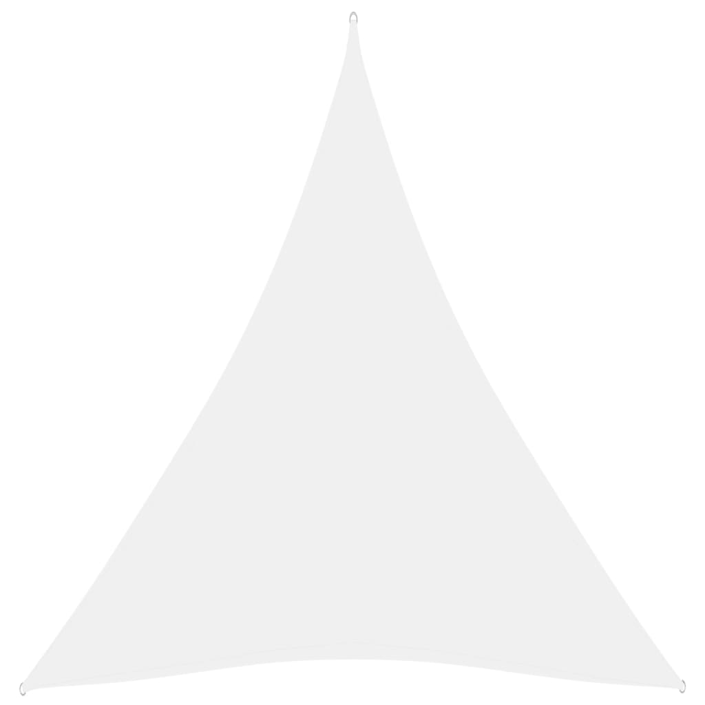 PETROMILA Stínící plachta oxfordská látka trojúhelníková 3 x 4 x 4 m bílá