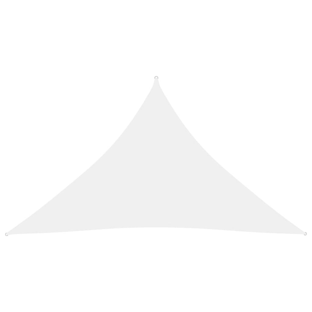 PETROMILA Stínící plachta oxfordská látka trojúhelník 3,5x3,5x4,9 m bílá