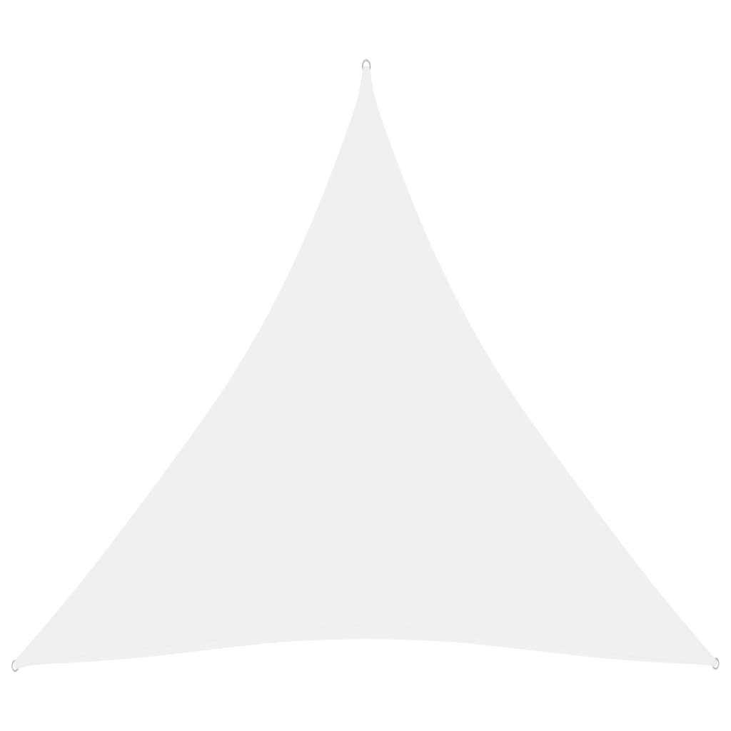 PETROMILA Stínící plachta oxfordská látka trojúhelníková 4 x 4 x 4 m bílá