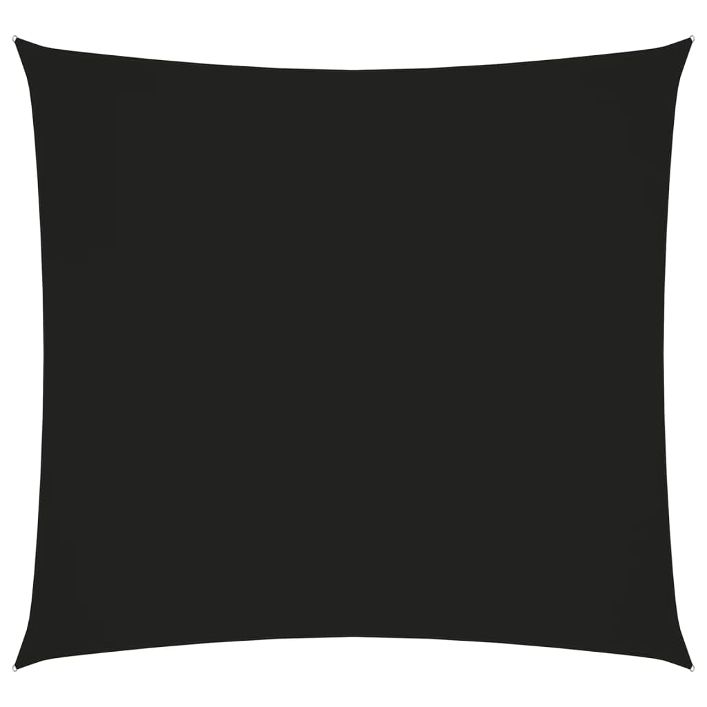 PETROMILA Stínící plachta oxfordská látka čtvercová 3,6 x 3,6 m černá