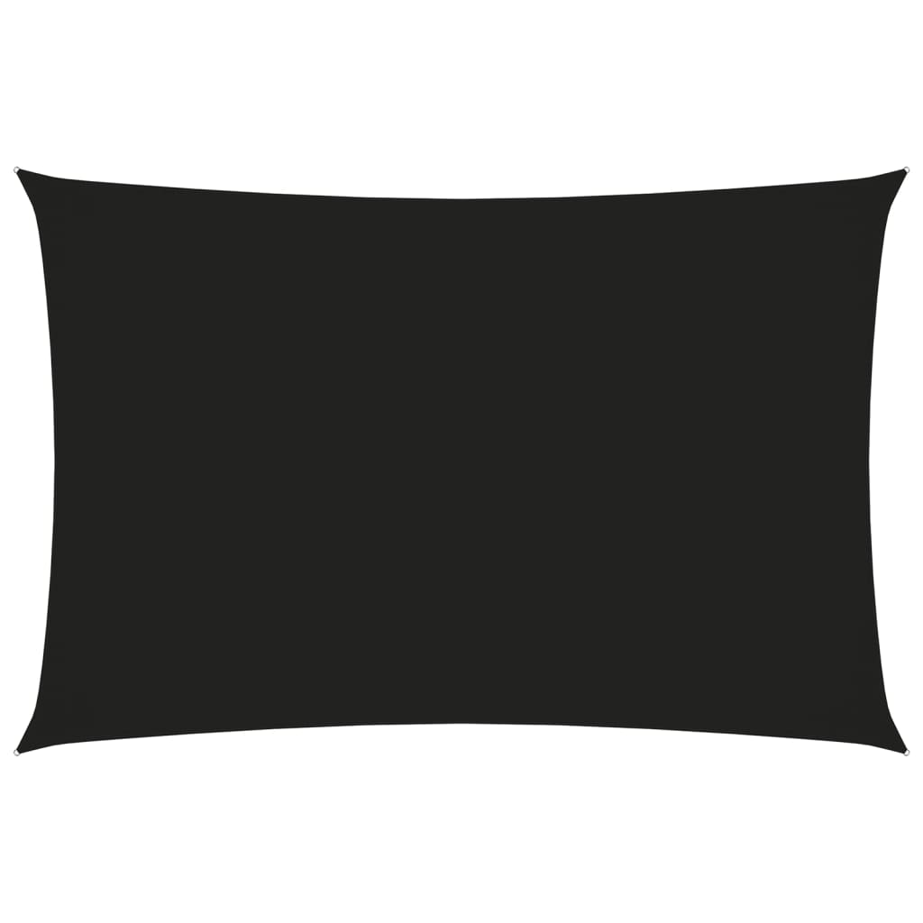PETROMILA Stínící plachta oxfordská látka obdélníková 2 x 4 m černá