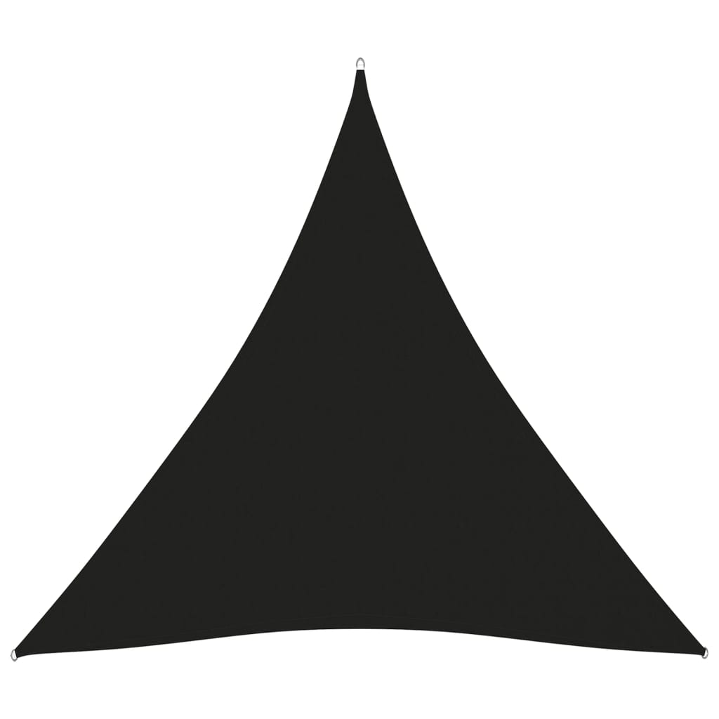 PETROMILA Stínící plachta oxfordská látka trojúhelník 3,6x3,6x3,6 m černá