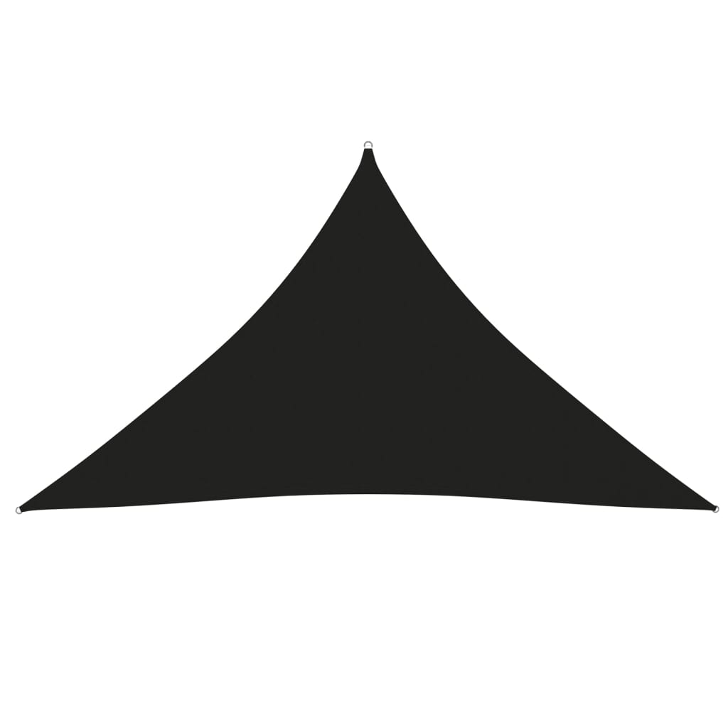 PETROMILA Stínící plachta oxfordská látka trojúhelník 3,5x3,5x4,9 m černá