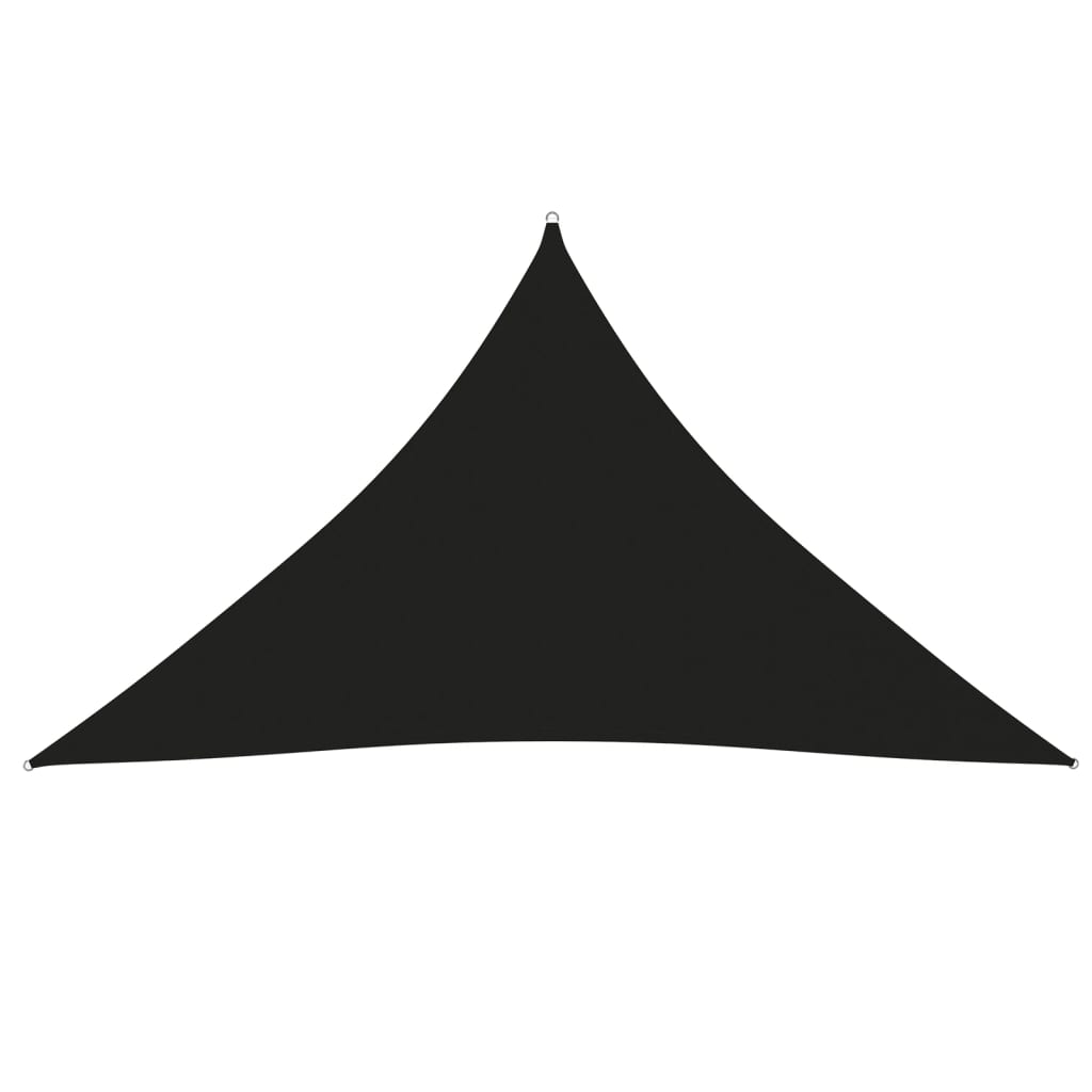 PETROMILA Stínící plachta oxfordská látka trojúhelníková 5x5x6 m černá