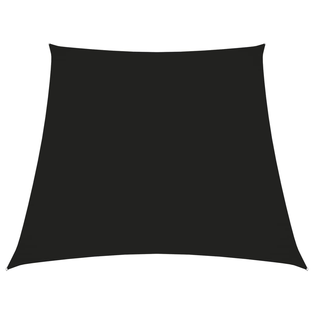 PETROMILA Stínicí plachta oxfordská látka lichoběžník 2/4 x 3 m černá