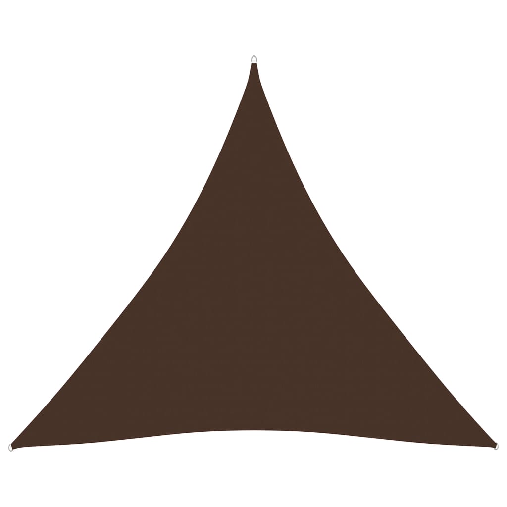 PETROMILA Stínící plachta oxfordská látka trojúhelník 4,5x4,5x4,5 m hnědá