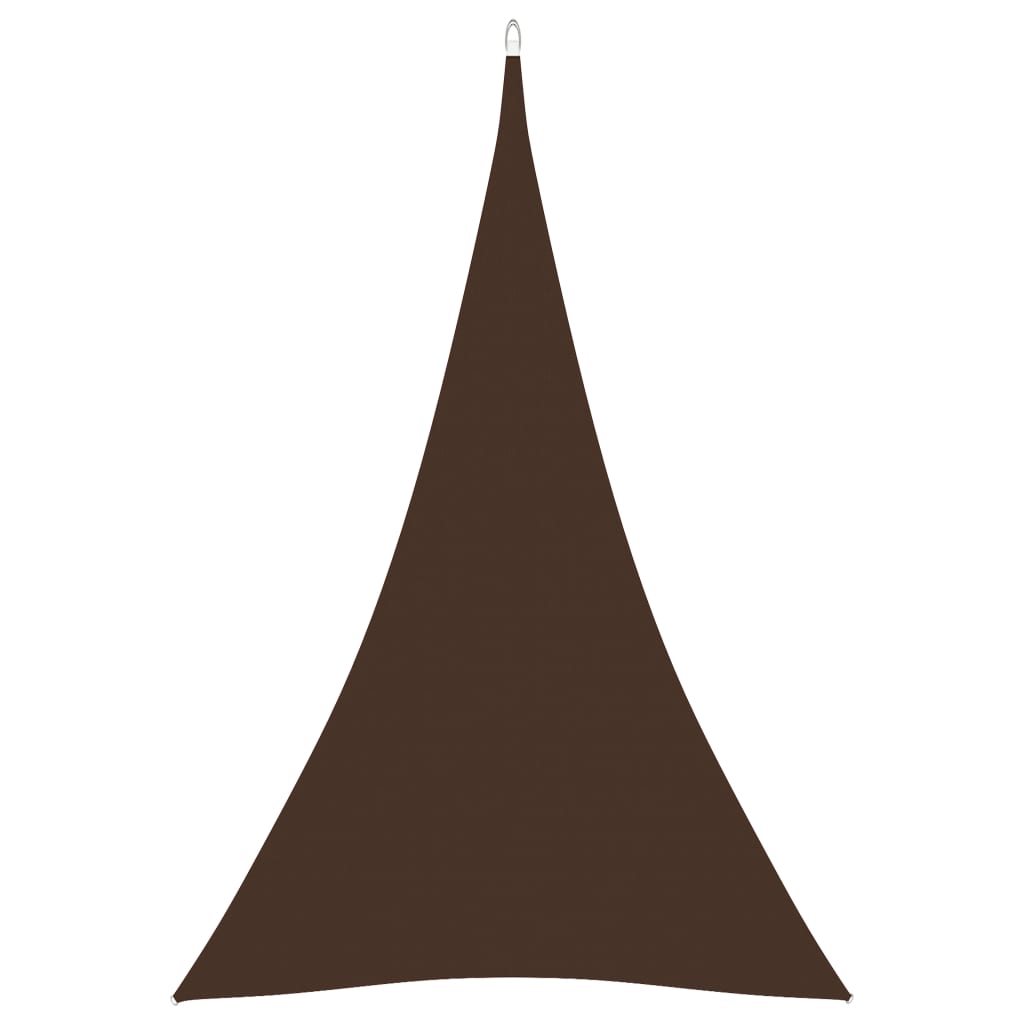 PETROMILA Stínící plachta oxfordská látka trojúhelníková 4x5x5 m hnědá