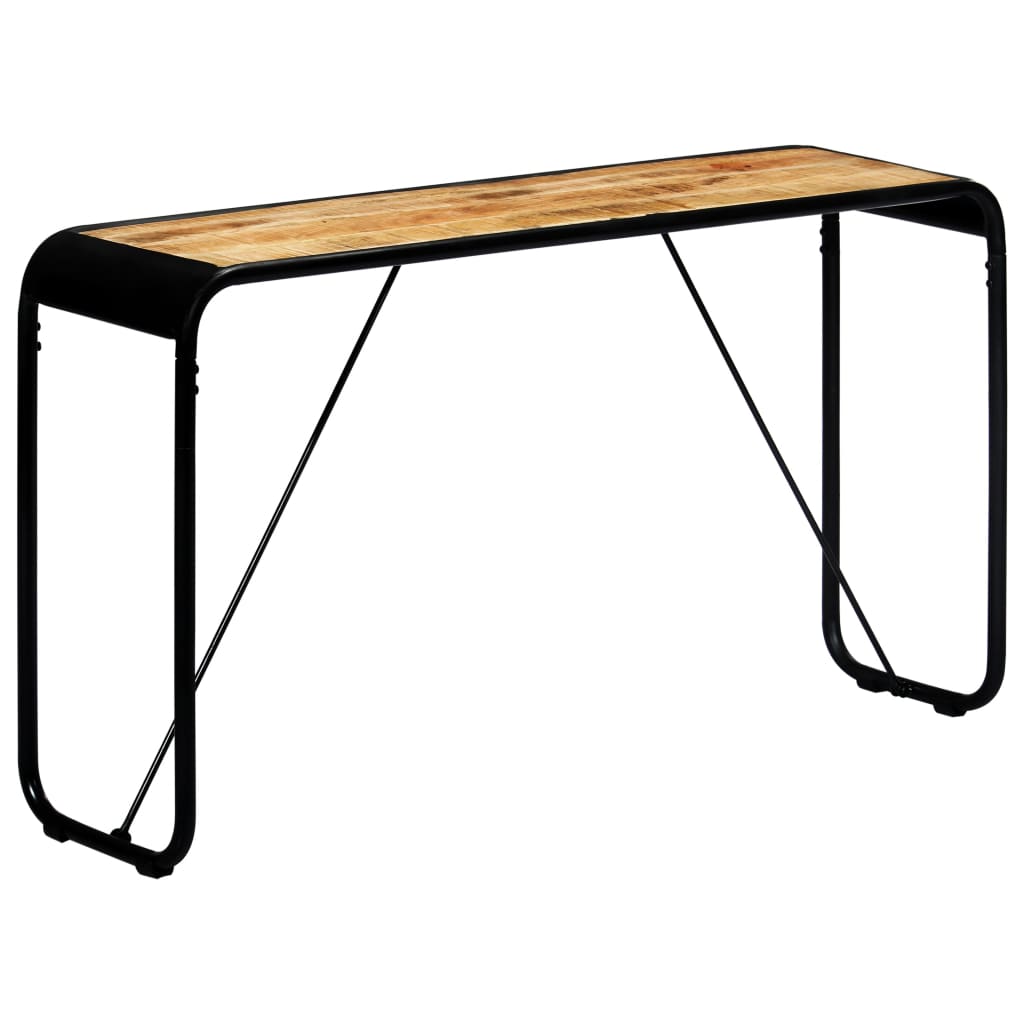 PETROMILA Konzolový stolek 140x35x76 cm masivní hrubé mangovníkové dřevo
