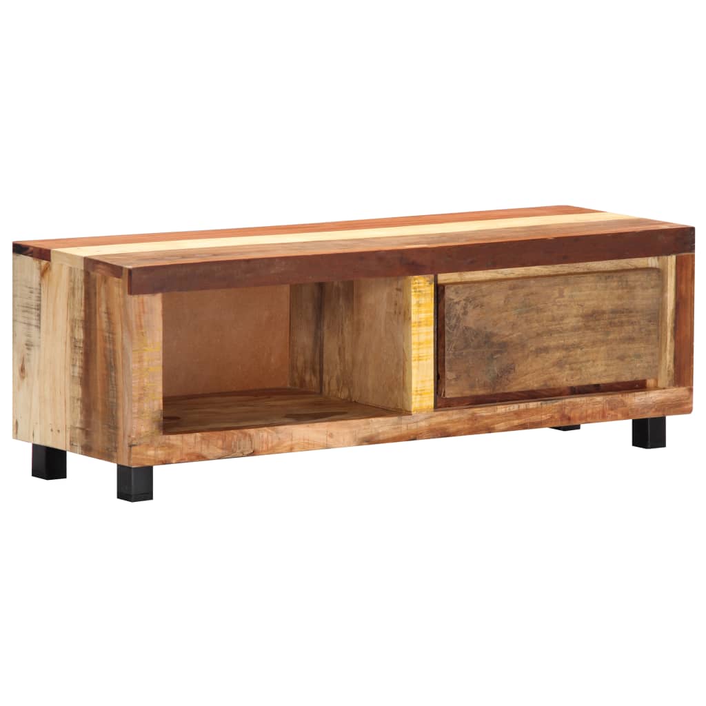 PETROMILA TV stolek 100 x 30 x 33 cm masivní recyklované dřevo