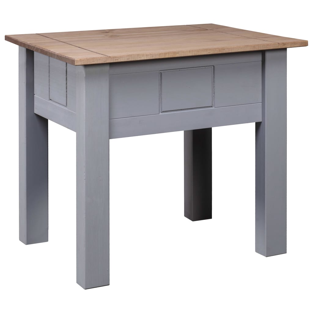 PETROMILA Noční stolek šedý 50,5 x 50,5 x 52,5 cm borovice řada Panama