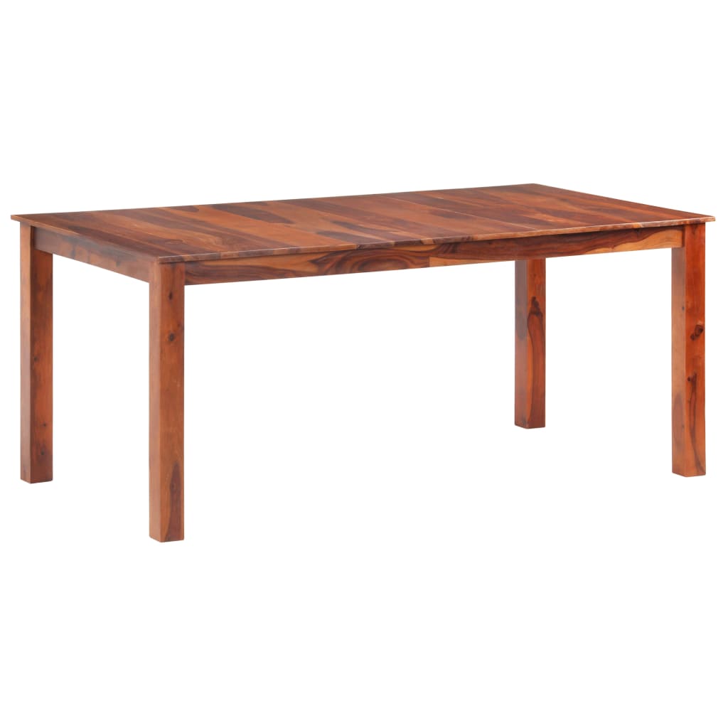 PETROMILA Jídelní stůl 180 x 90 x 76 cm masivní sheeshamové dřevo