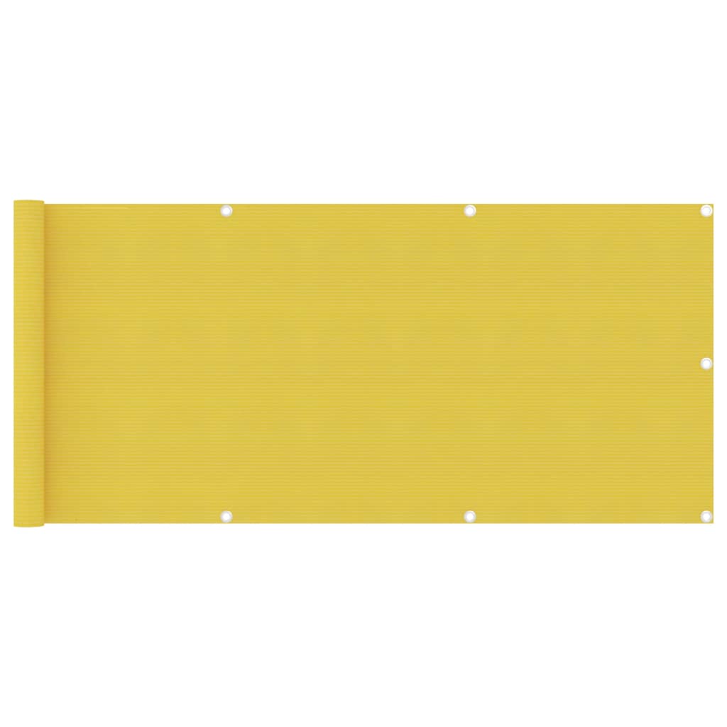 PETROMILA Balkónová zástěna žlutá 75 x 300 cm HDPE