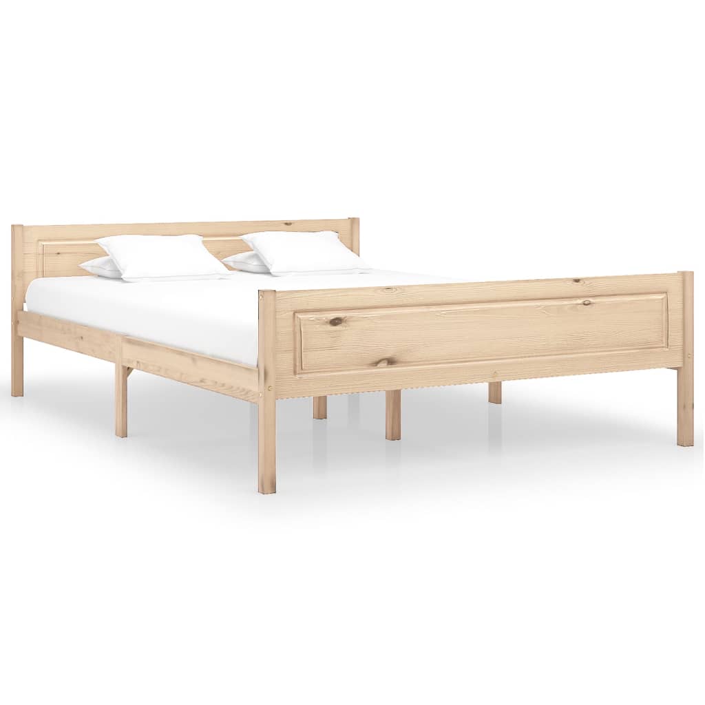 PETROMILA Rám postele masivní borové dřevo 120 x 200 cm