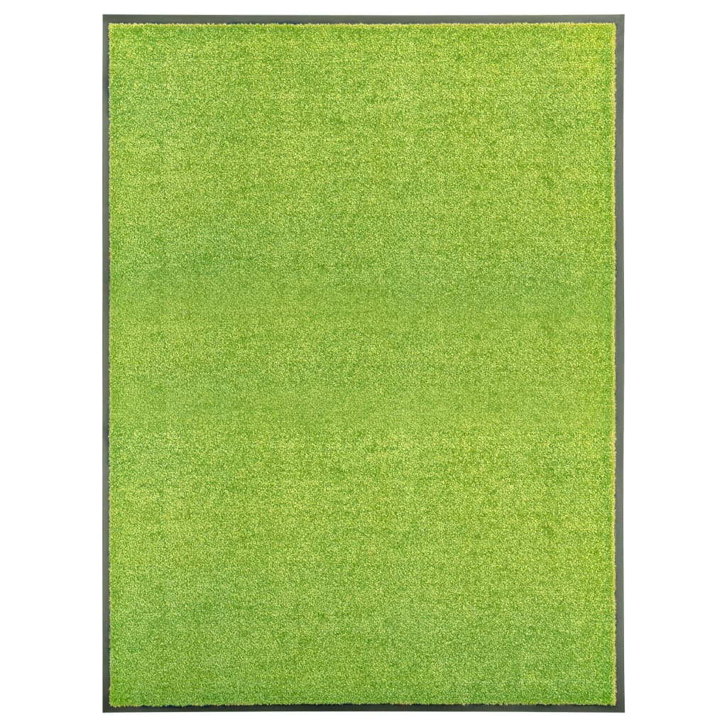 Rohožka pratelná zelená 90 x 120 cm