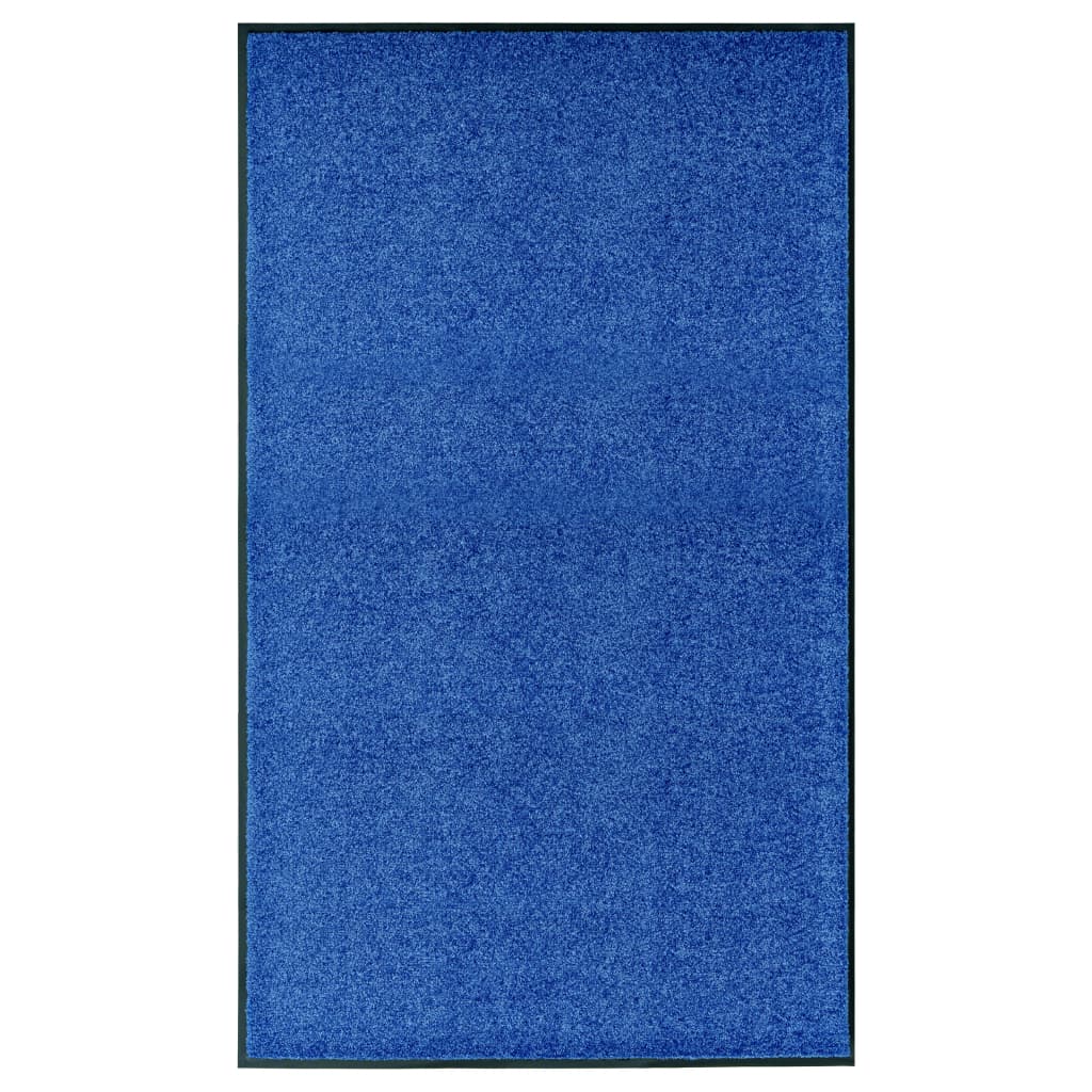 Rohožka pratelná modrá 90 x 150 cm