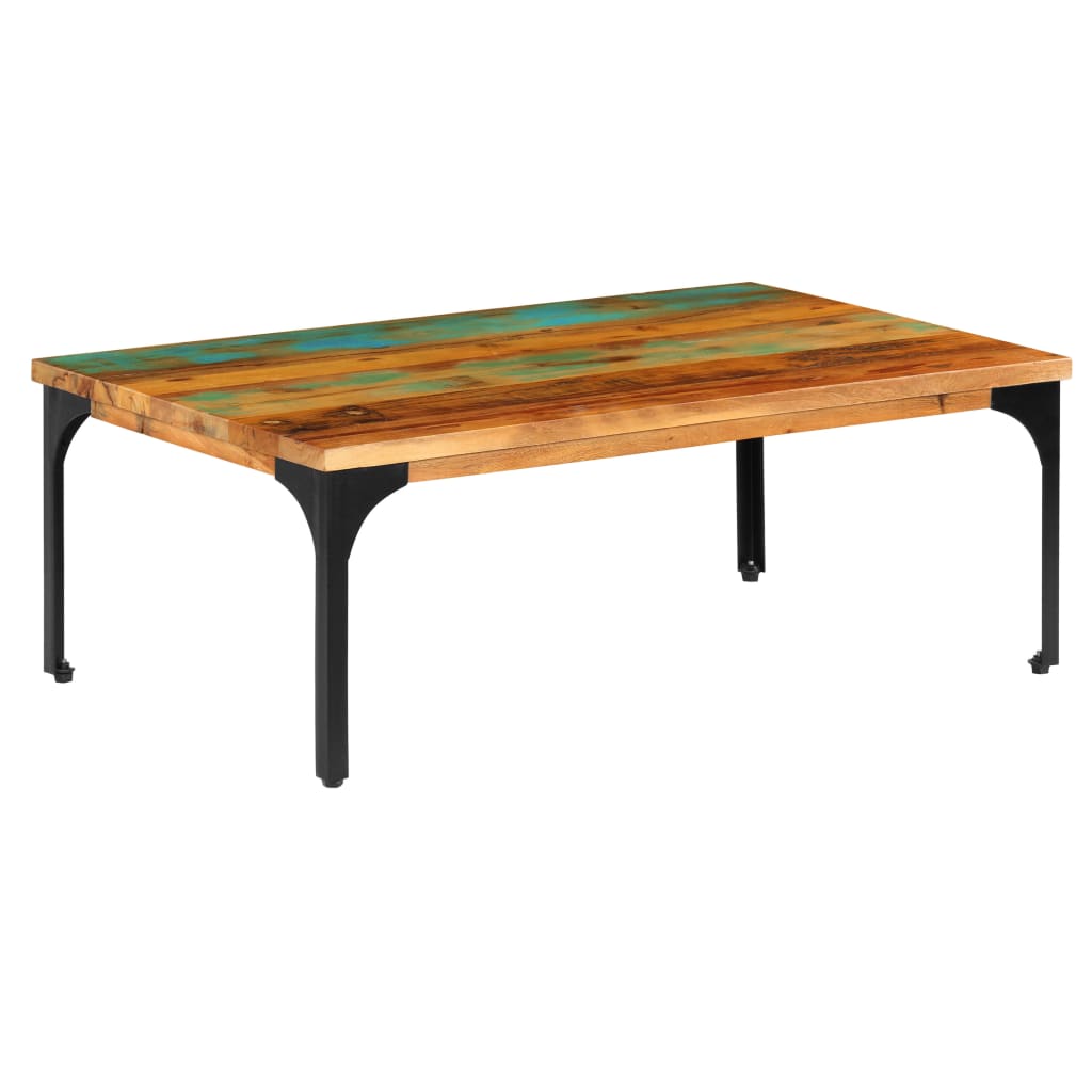 PETROMILA Konferenční stolek 100 x 60 x 35 cm masivní recyklované dřevo