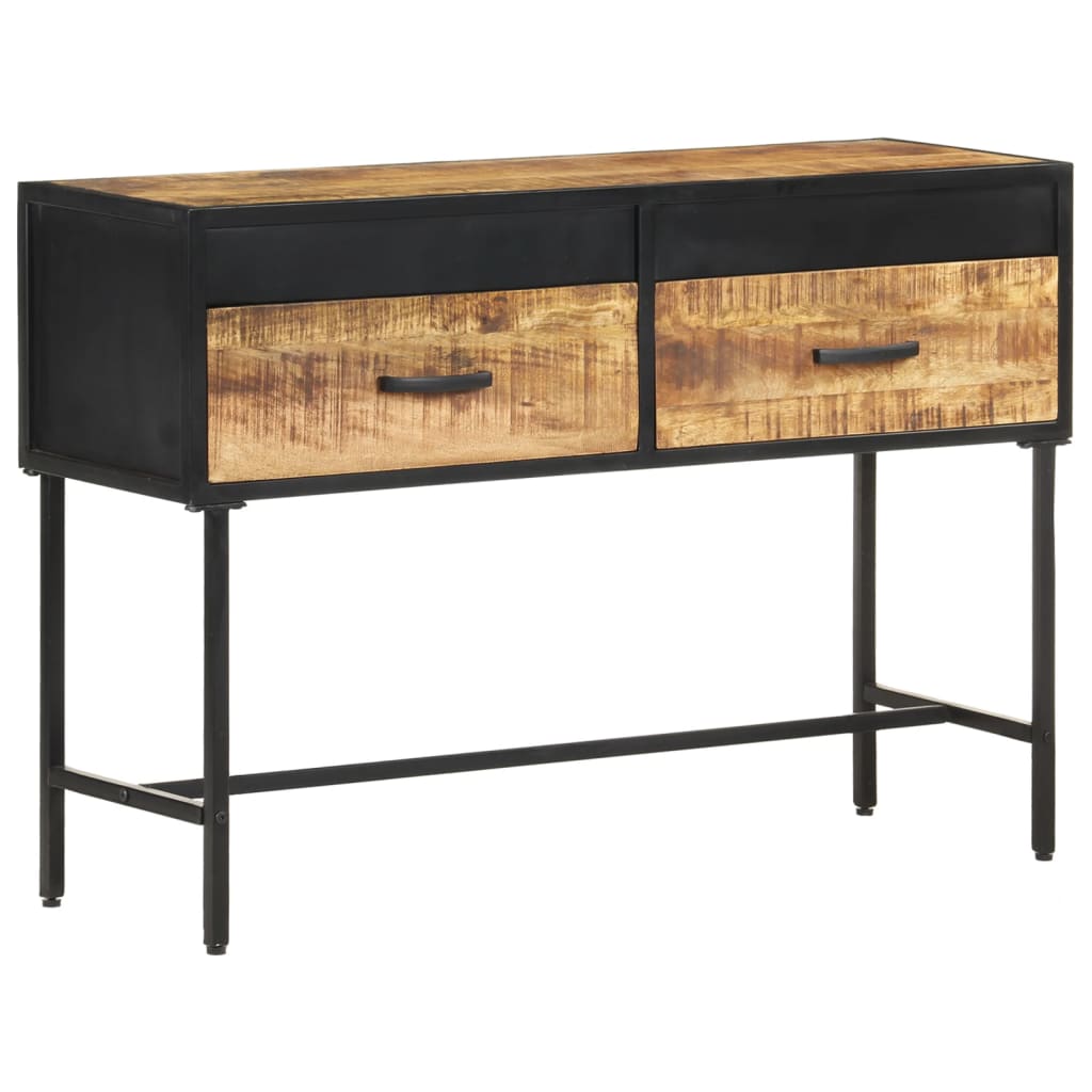 Konzolový stolek 110 x 35 x 75 cm hrubé mangovníkové dřevo
