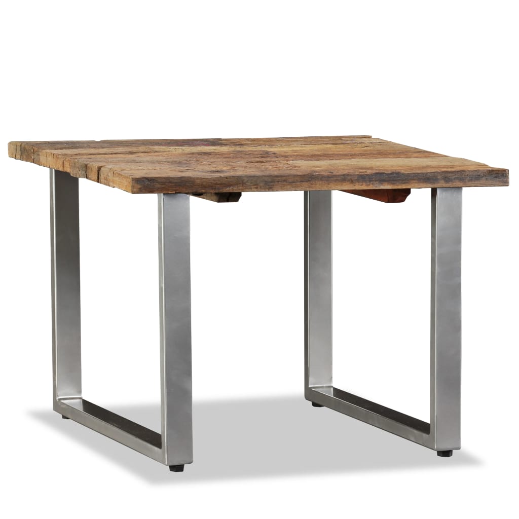 PETROMILA Konferenční stůl masivní recyklované dřevo 55 x 55 x 40 cm