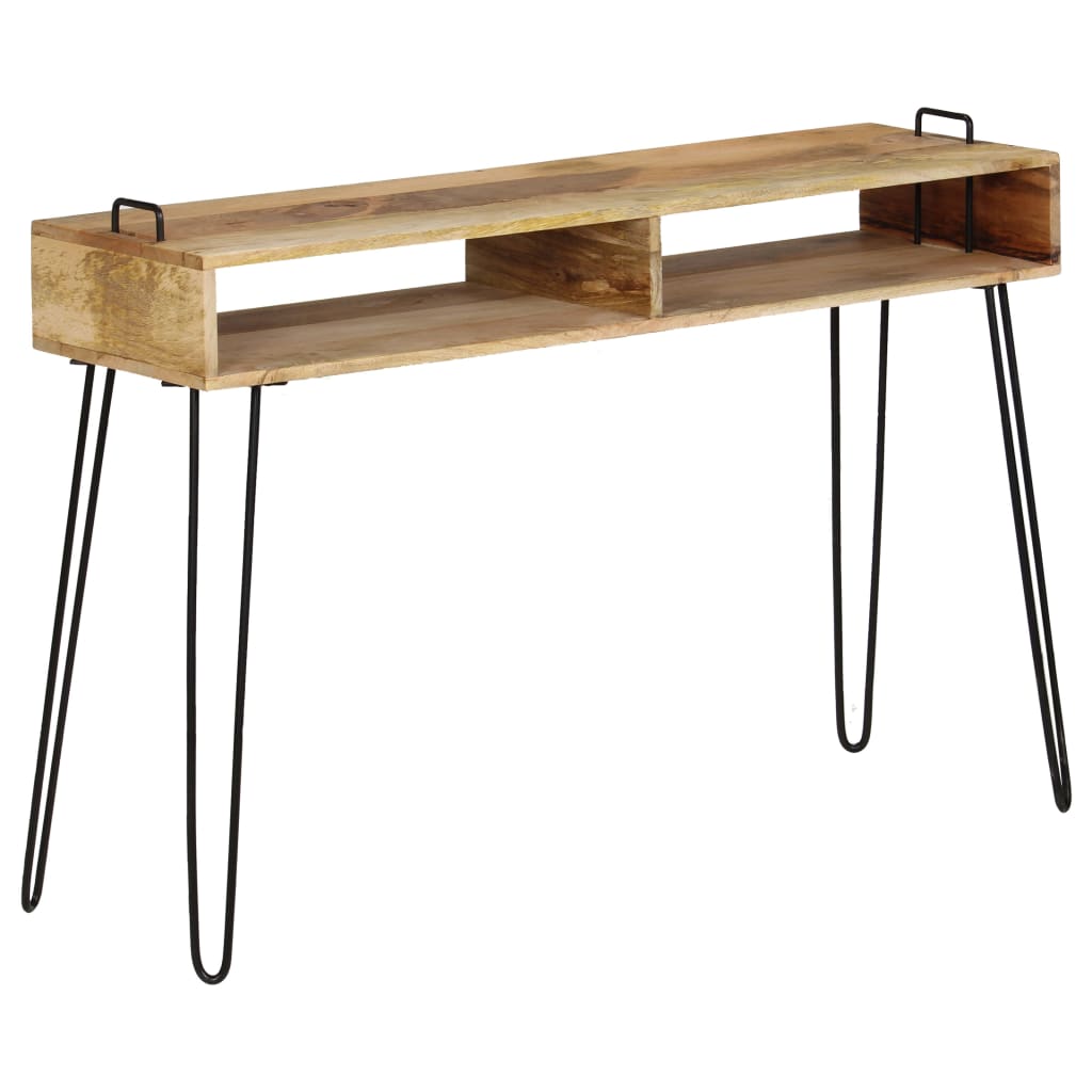 PETROMILA Konzolový stolek z masivního mangovníku 115 x 35 x 76 cm