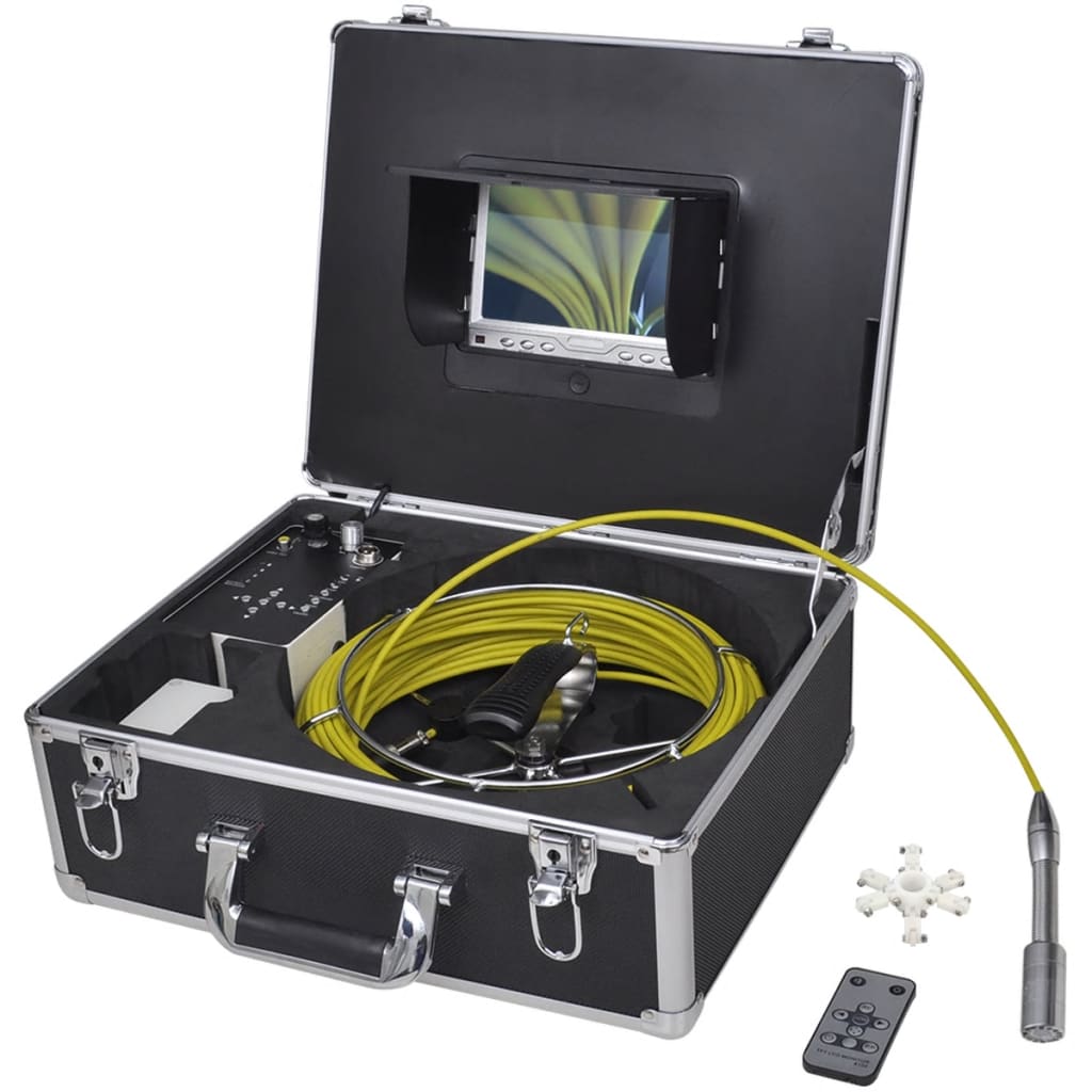 PETROMILA Potrubní inspekční kamera 30 cm s DVR kontrolní skříňkou