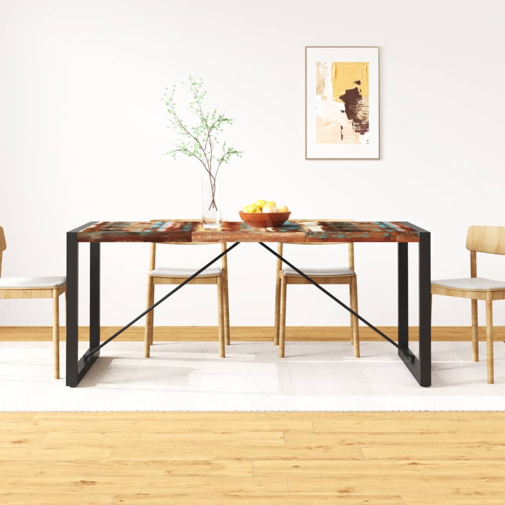 PETROMILA Jídelní stůl masivní recyklované dřevo 180 cm