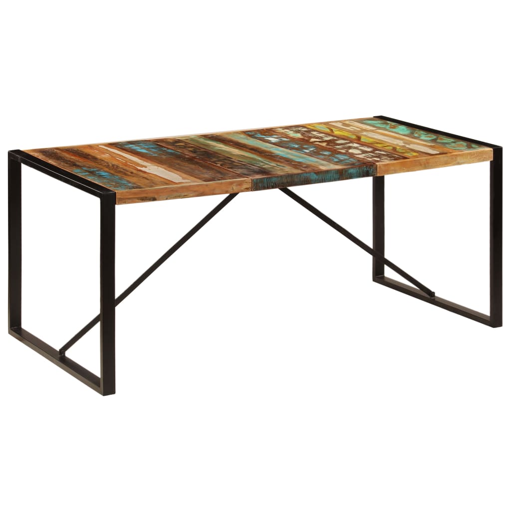 PETROMILA Jídelní stůl 180 x 90 x 75 cm masivní recyklované dřevo