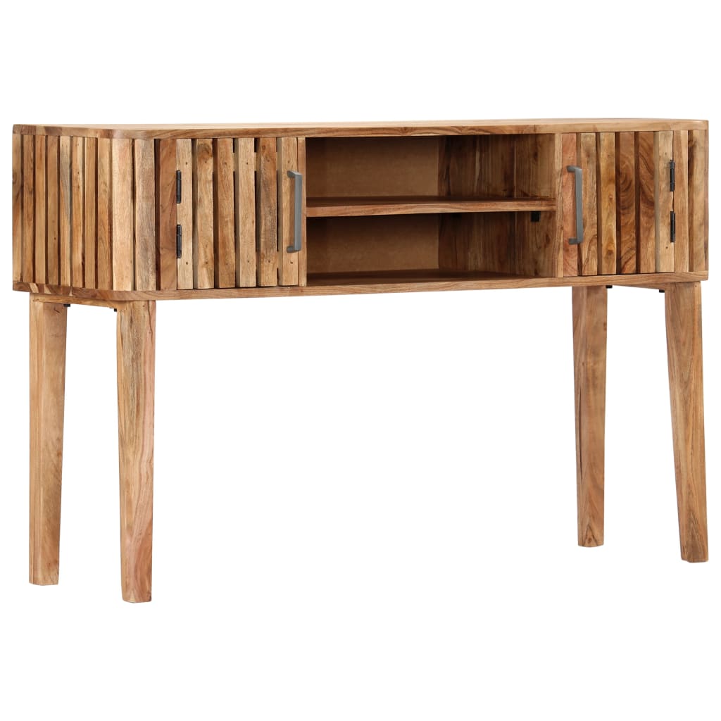 Konzolový stolek 120 x 35 x 76 cm masivní akáciové dřevo