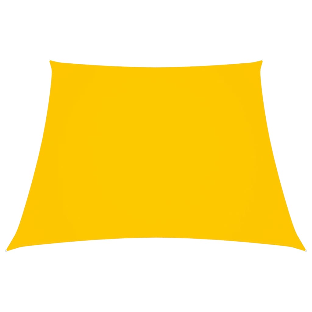 Stínicí plachta oxfordská látka lichoběžník 2/4 x 3 m žlutá
