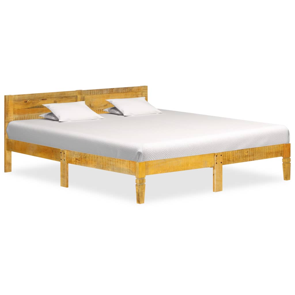 Rám postele masivní mangovníkové dřevo 180 cm