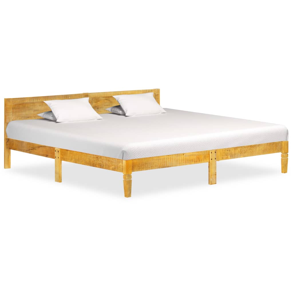 Rám postele masivní mangovníkové dřevo 200 cm