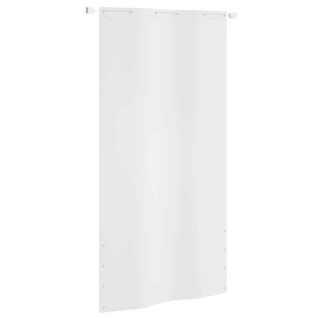 Balkónová zástěna bílá 120 x 240 cm oxfordská látka