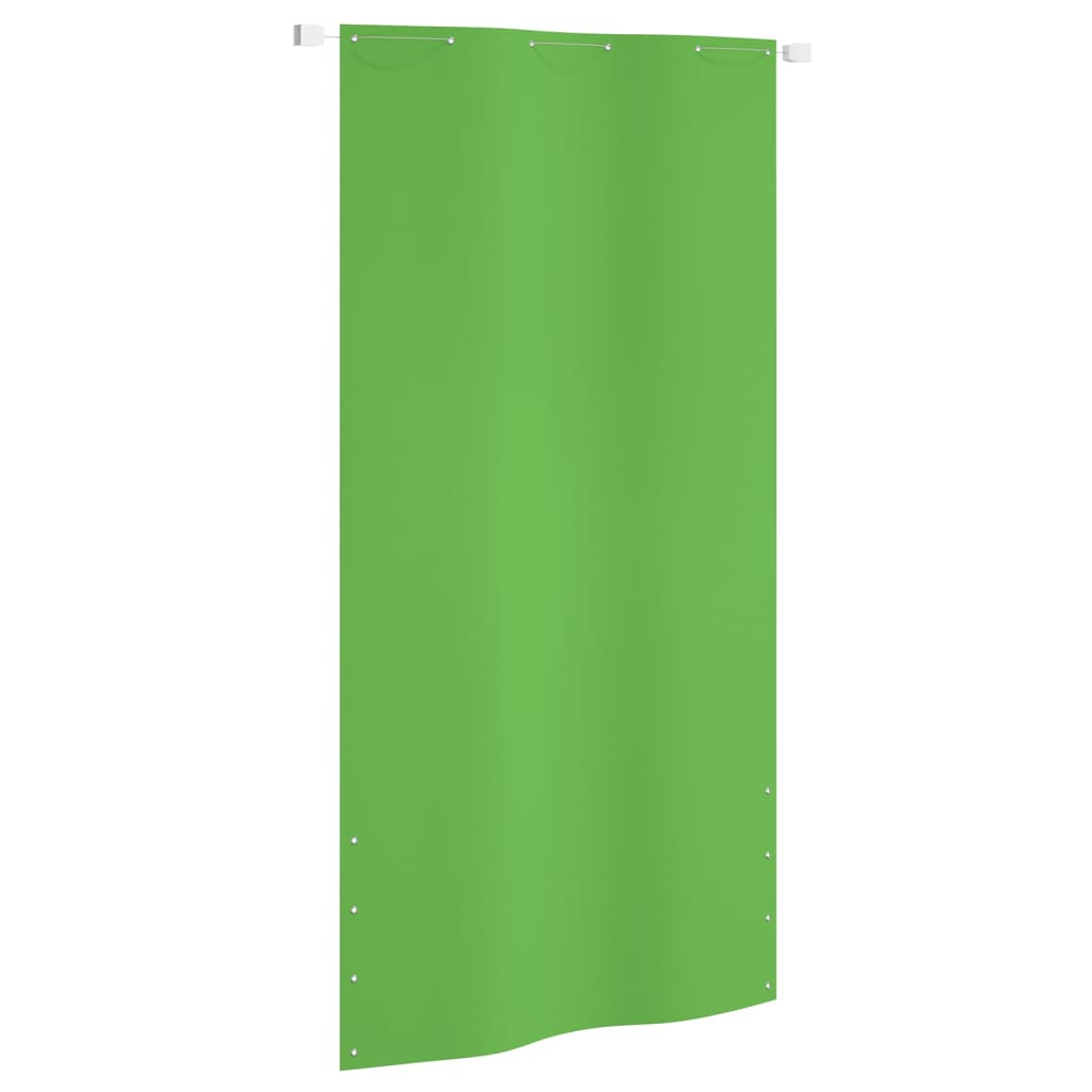 Balkónová zástěna světle zelená 120 x 240 cm oxfordská látka