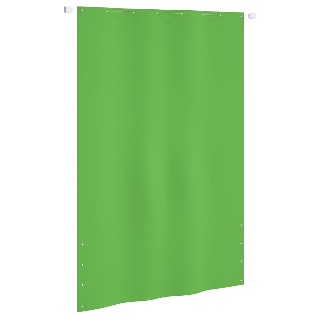 Balkónová zástěna světle zelená 160 x 240 cm oxfordská látka