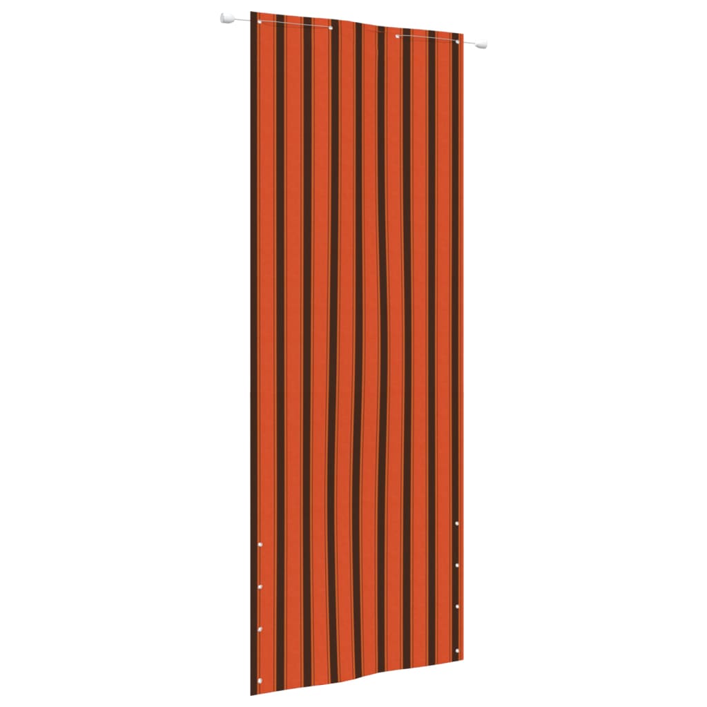 Balkónová zástěna oranžovohnědá 80 x 240 cm oxfordská látka