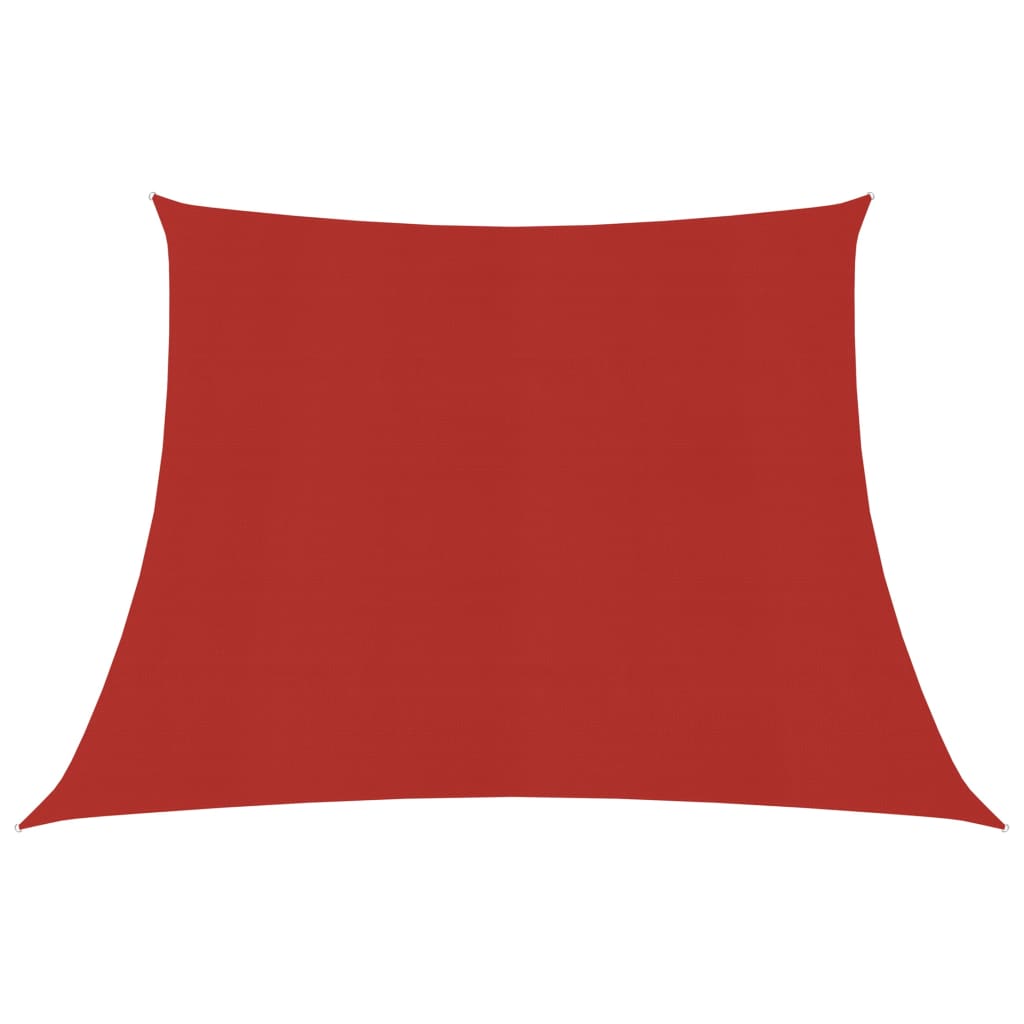 Stínící plachta 160 g/m² červená 4/5 x 3 m HDPE