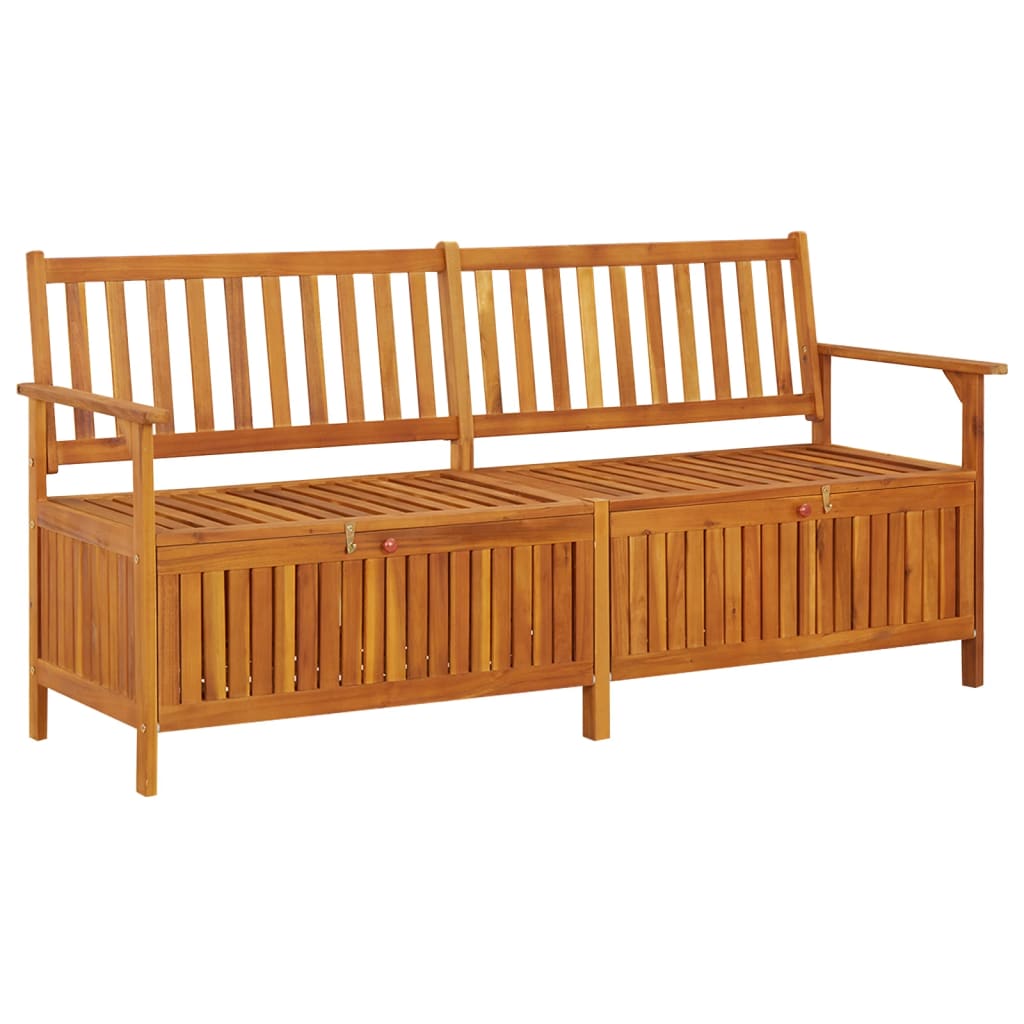 Úložná lavice 170 cm masivní akáciové dřevo