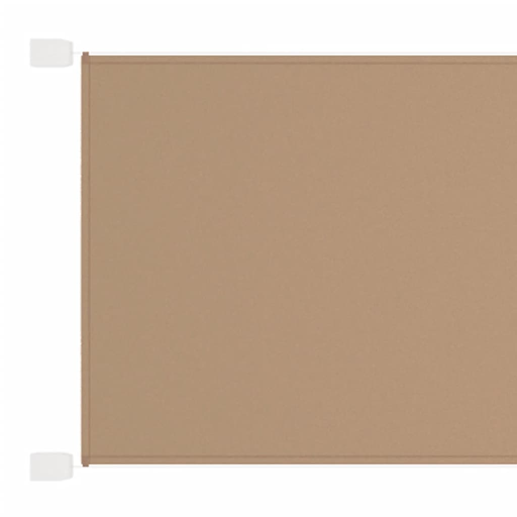 Vertikální markýza taupe 60 x 1 200 cm oxfordská látka