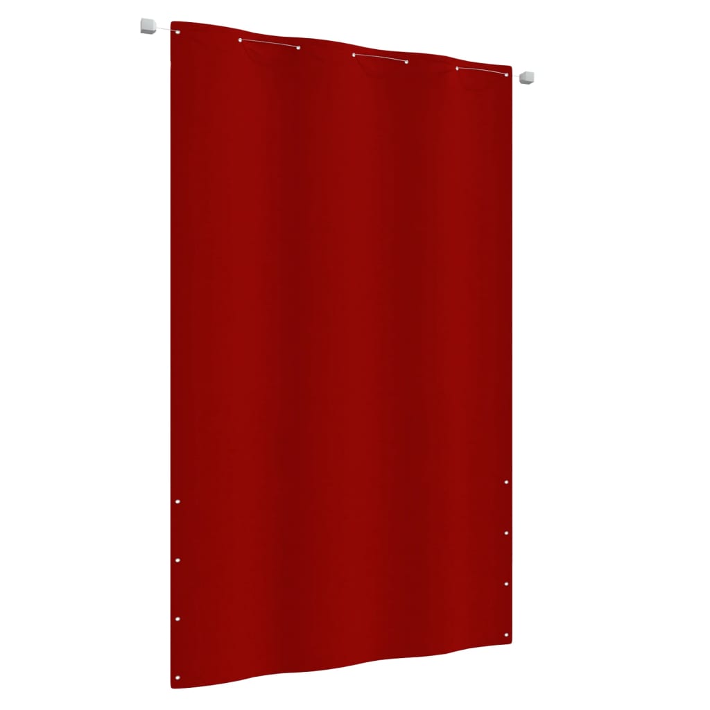 Balkónová zástěna červená 140 x 240 cm oxfordská látka