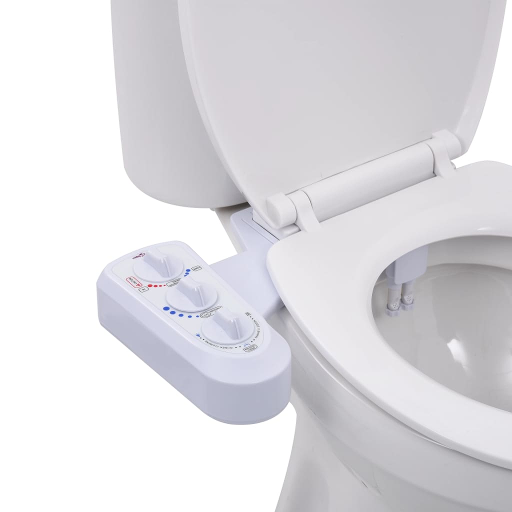 Přídavný bidet na WC sedátko teplá/studená voda dvojitá tryska